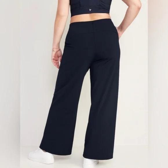 NWT Old Navy High-Waisted PowerSoft Wide-Leg Pants for Women - Picture 2 of 9